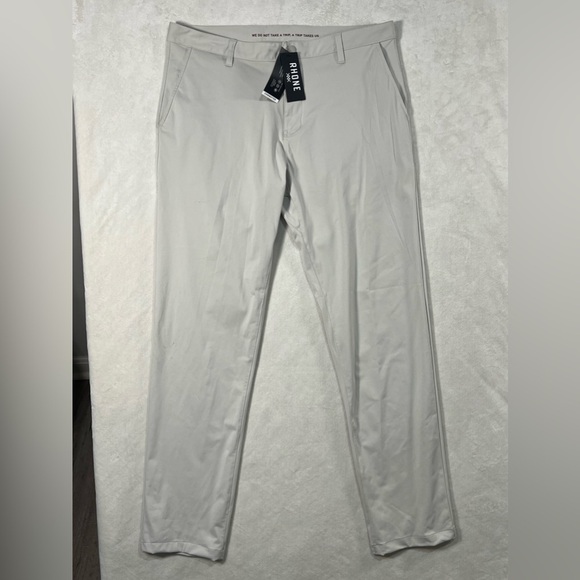 NWT Rhône Commuter Pants FlexKnit Size 35W 33L Stretch Cotton Chino Pant Rhone - Picture 1 of 12